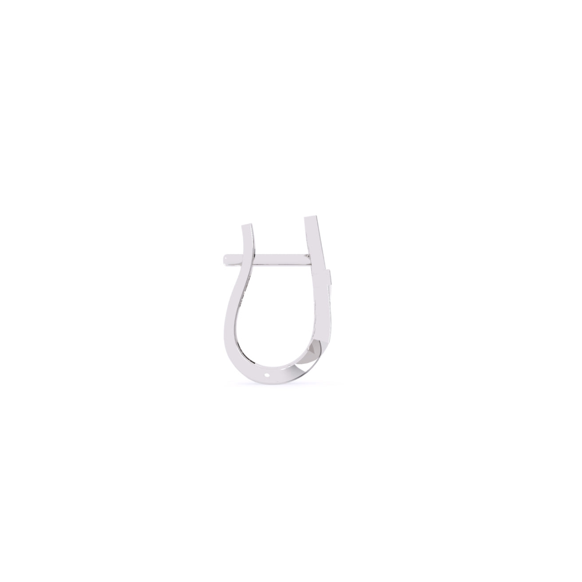 Dazzle Lab Grown Square Hoop Earrings